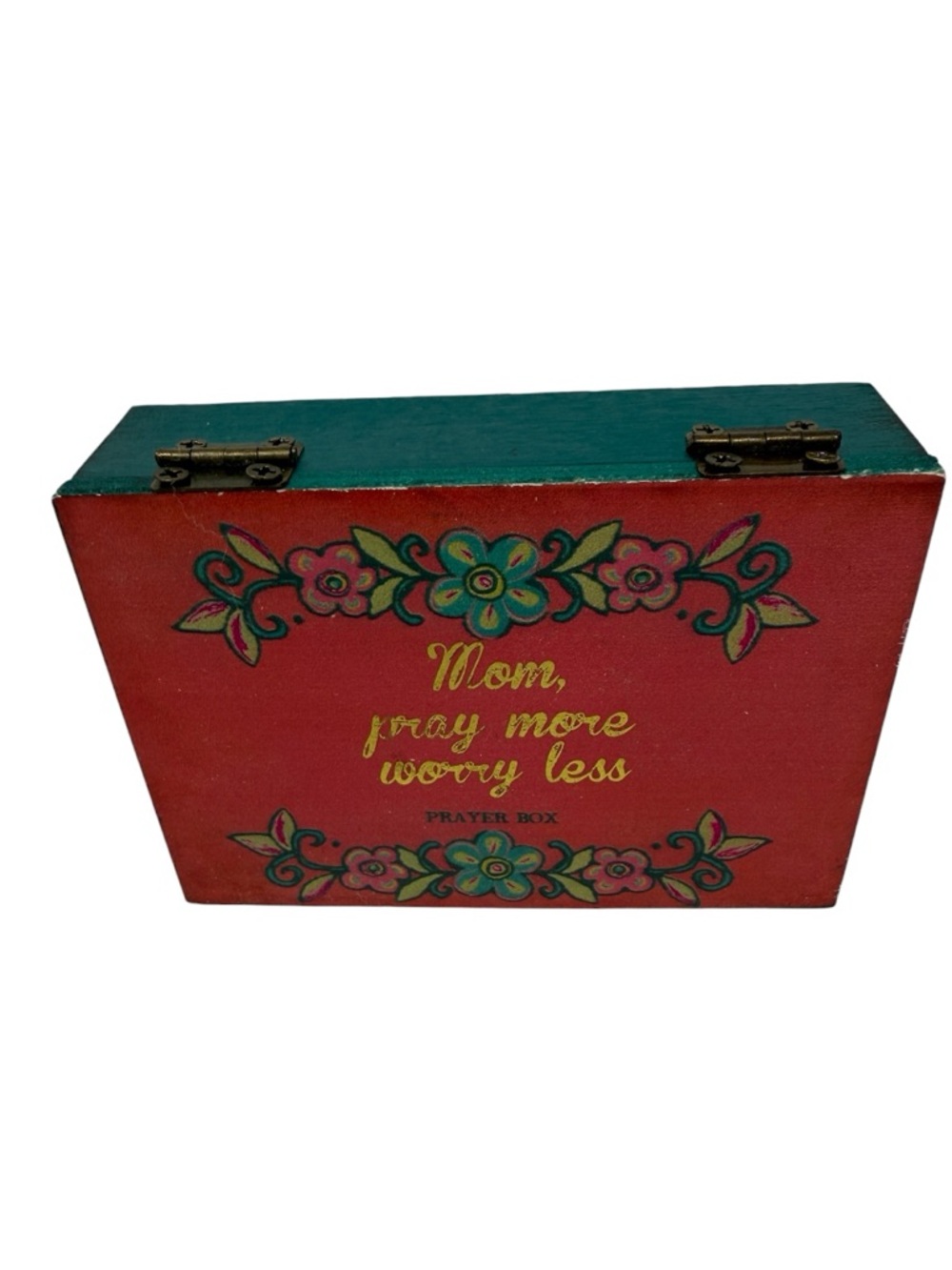 Mom Pray More Worry Less Decorative Prayer Box